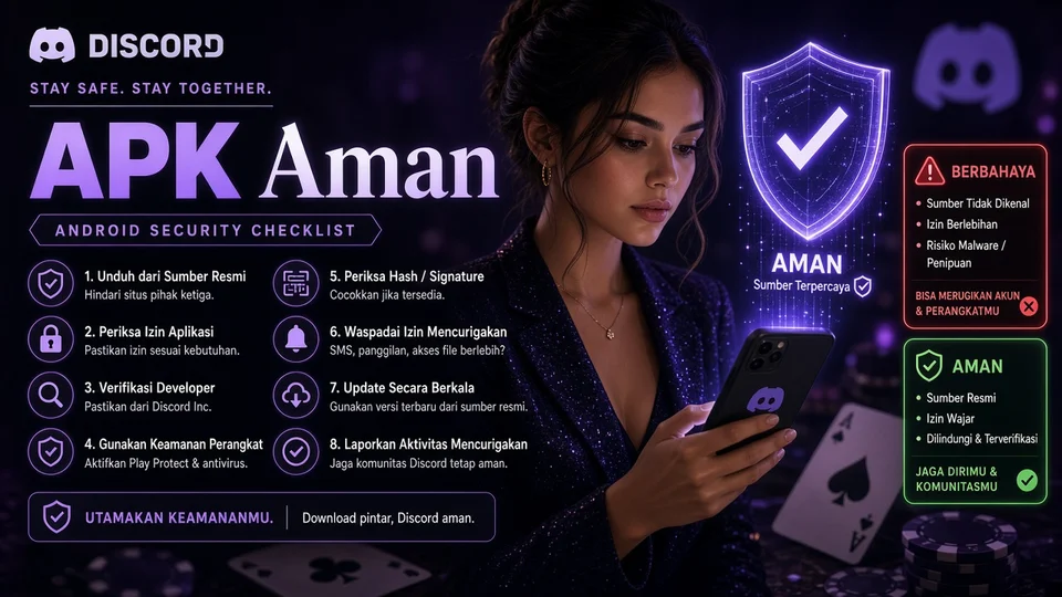 Cara Verifikasi APK Discord Android & Play Protect